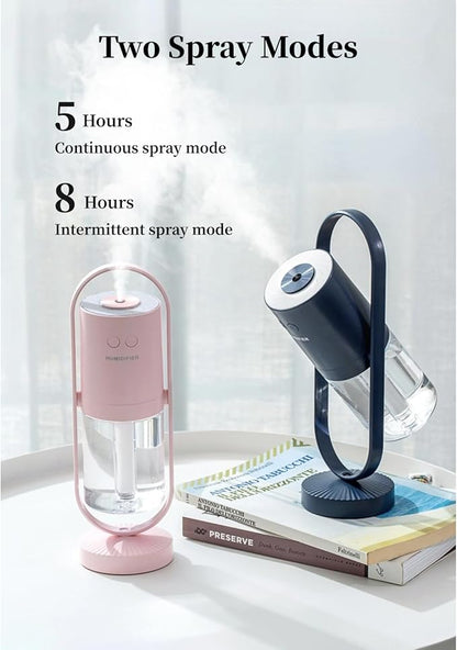 Portable Mini Humidifier, Compact 360° Rotating Cool Mist Air Humidifier - Image 6