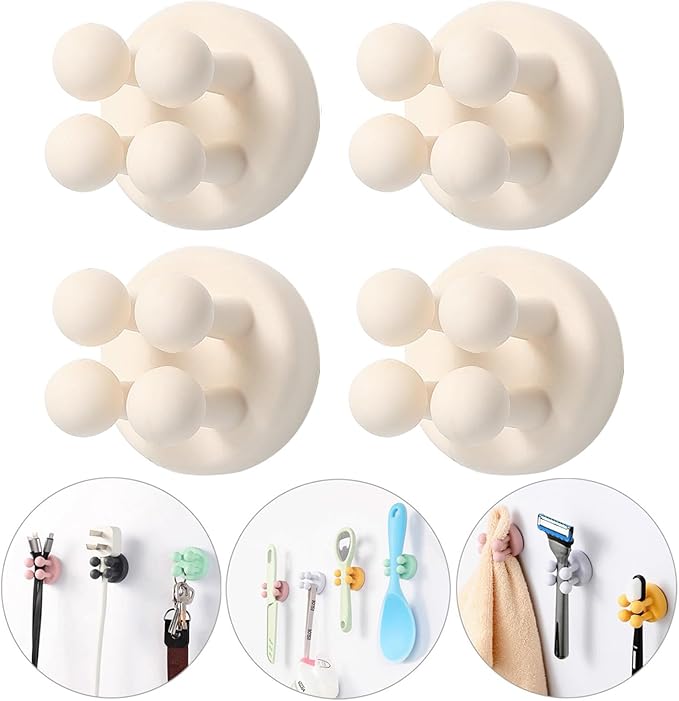 iBetterLife 5Pcs Self-adhesive Hooks Holders - Image 9