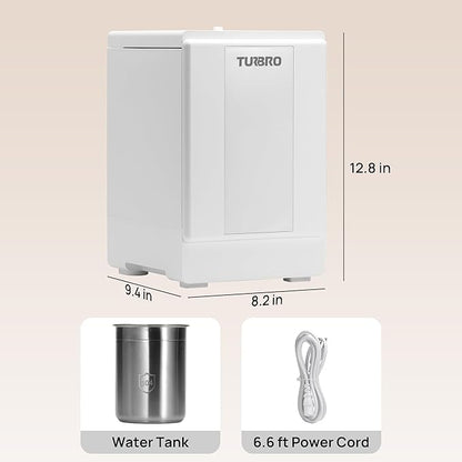 TURBRO 4L/1Gal 304 Stainless Steel Steam Humidifier, Warm Mist Humidifier - Image 7