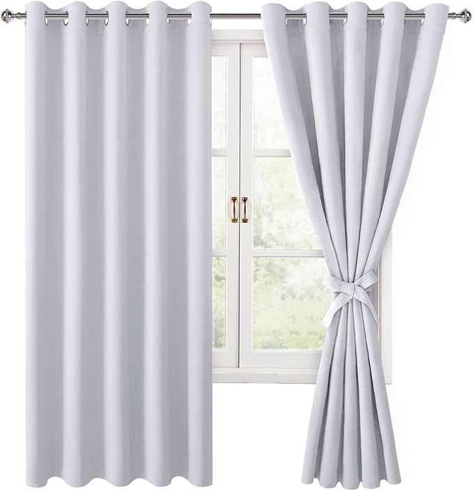 Hiasan Room Darkening Curtains for Bedroom, 60 x 72 Inches by Hiasan