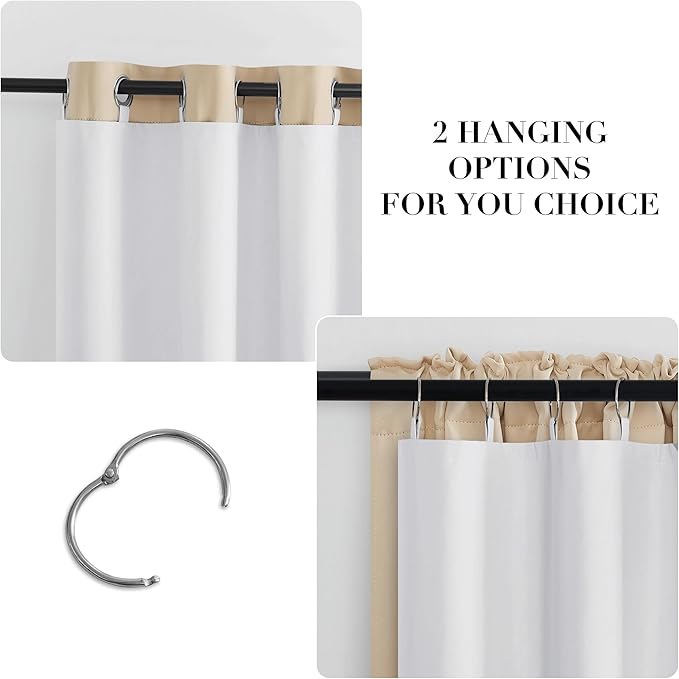 NICETOWN 100% Blackout Curtain Liners - Image 3