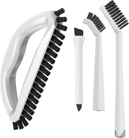 Grout Cleaning Brush Set Heavy Duty Hand Grout Scrub Brush & Detail Cleaning by TheCrownChoice