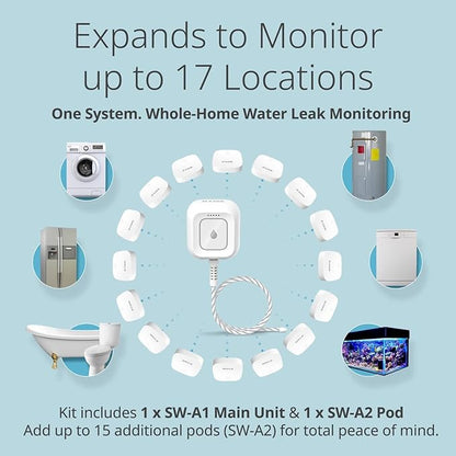 D-Link Next-Gen WiFi Water Leak Detector Starter Kit - Image 5