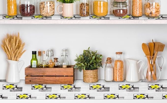 Non Adhesive Shelf Liner Kitchen 12" W x 60" L Drawer Liner Pantry Liner - Image 2