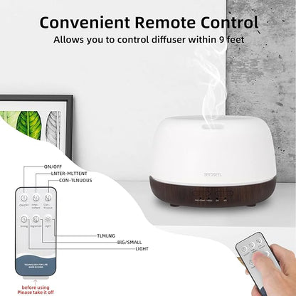 300ML Essential Oil Diffuser, Small Aromatherapy Diffuser - Image 3