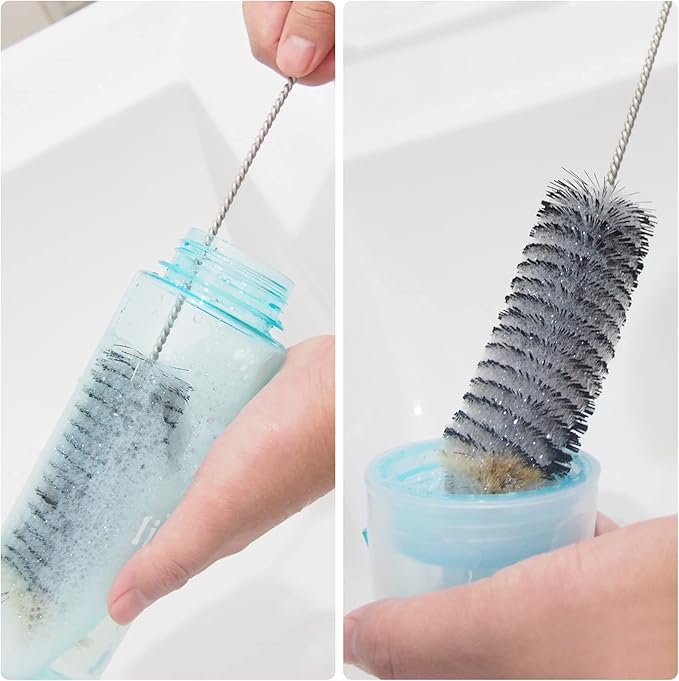 Long Bottle Brush, 17 in Bendable Cleaner Brushes - Image 4