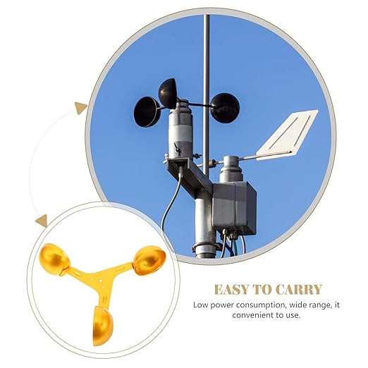 Cup Aluminum Anemometer Wind Speed Sensor Replacement Wind Measurement Part - Image 9