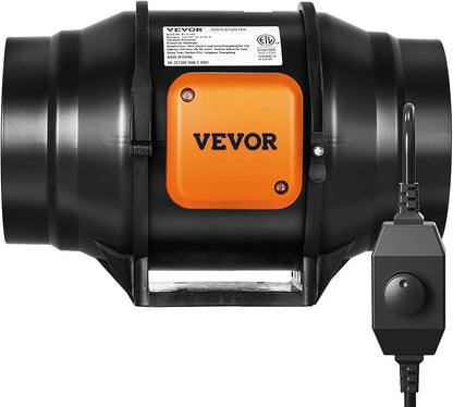 VEVOR Inline Duct Fan, 6-Inch 400 CFM - Image 9