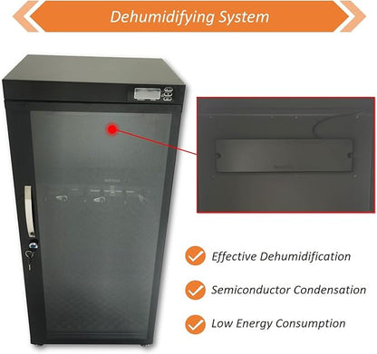 INTBUYING Musical Instrument Storage Dry Cabinet Electronic Dehumidifier - Image 6