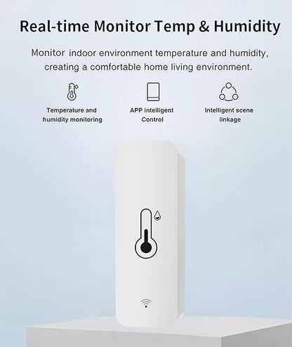 WiFi Humidity Temperature Monitor: Smart Hygrometer Thermometer - Image 4