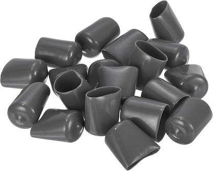 uxcell 20pcs Rubber End Caps 19mm ID Vinyl PVC Round Tube Bolt Cap Cover Screw - Image 4