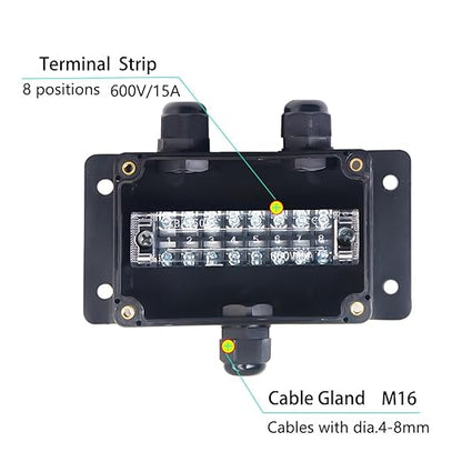 Watertight Junction Box, IP67 Waterproof Electrical Project Box - Image 2