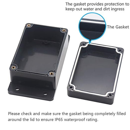 Zulkit Junction Box ABS Plastic Dustproof Waterproof IP65 Universal Electrical - Image 4