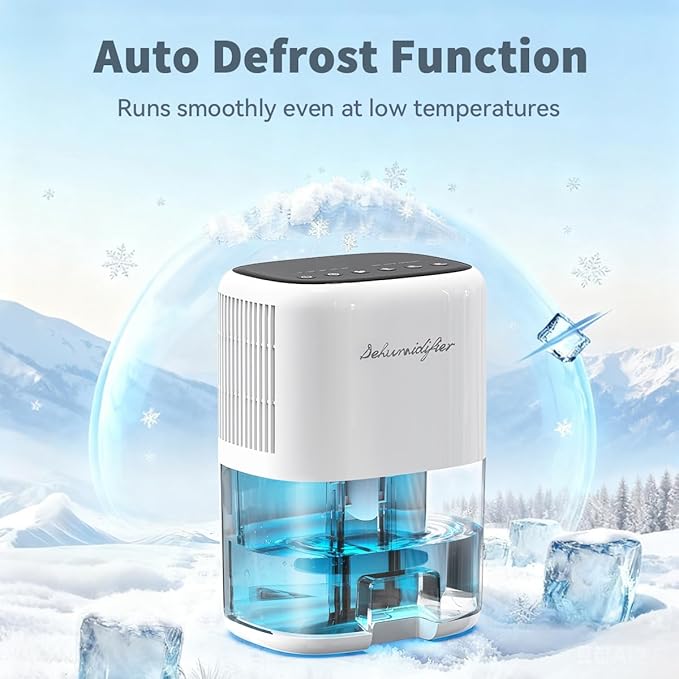Small Dehumidifier for Home 44OZ Quiet - Image 6