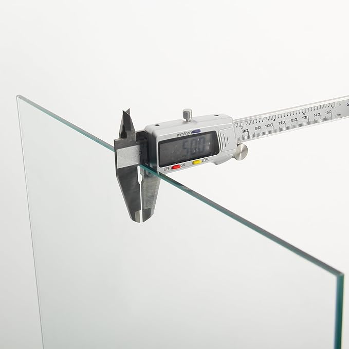 Yoluckea 5 Shelves Glass Display Cabinet - Image 8
