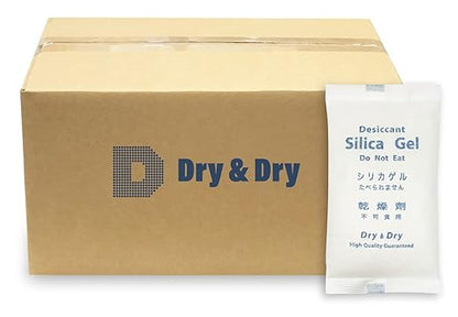 Dry & Dry 500 Gram Silica Gel Packets Desiccants, Silica Packets by DryDry