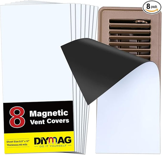 DIYMAG 8Pack Strong Magnetic Vent Covers, Vents Cover by DIYMAG