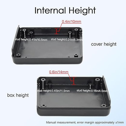 Project Box 8 Pieces Electrical Box Small Junction Box ABS Plastic Enclosure - Image 5