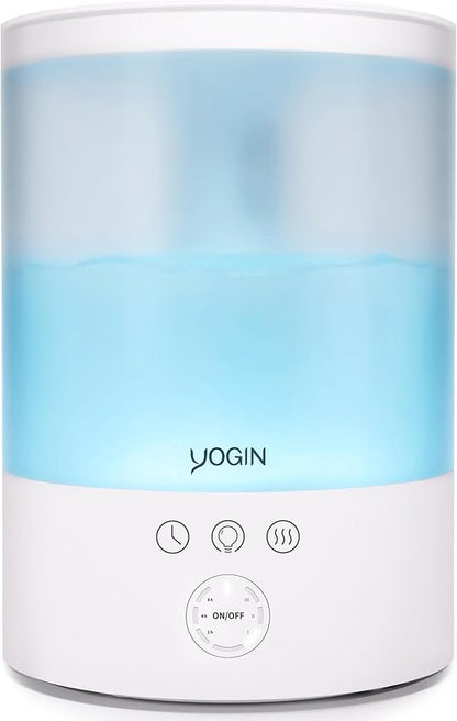 YOGIN Humidifiers for Bedroom Large room, Top fill 2.5L Ultrasonic cool mist by Yogin