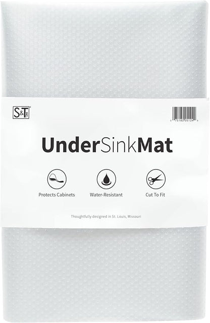 S&T INC. Under Sink Mat, Shelf Liner by STINC