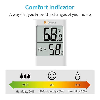 Humidity Gauge, 2 Pack Indoor Thermometer - Image 4