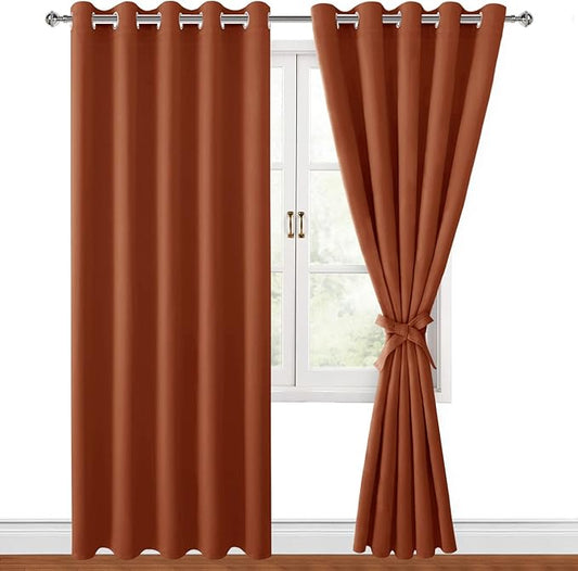 Hiasan Blackout Curtains for Bedroom, 60 x 84 Inches Long by Hiasan