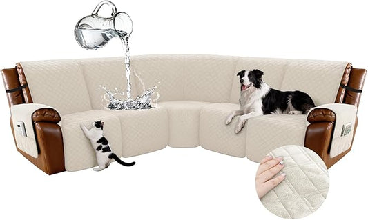 Arfntevss Waterproof Recliner Sectional Couch Covers by Arfntevss