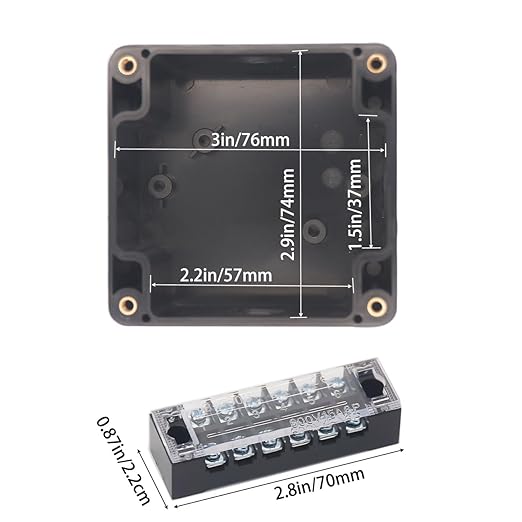 Watertight Junction Box, IP67 Waterproof Electrical Project Box - Image 3