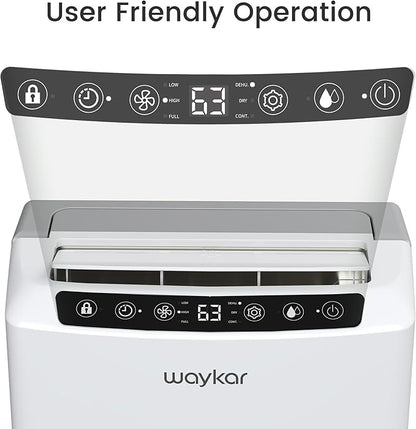 Waykar 2000 Sq. Ft 34 Pints 2025 Most Efficient Energy Star Dehumidifier - Image 7