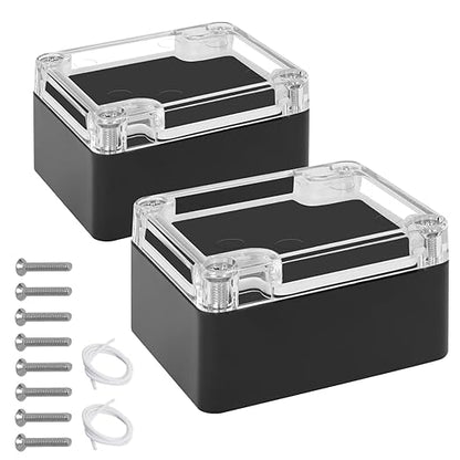 LeMotech Junction Box with Clear Cover IP65 Waterproof Project Box Dustproof by LeMotech