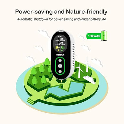 INKBIRDPLUS PM2.5 Indoor Air Quality Monitor, Portable PM2.5 PM10 and - Image 6