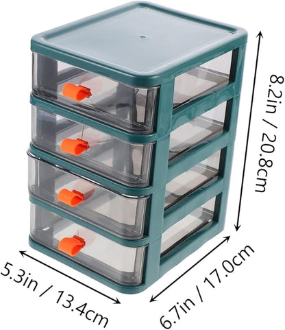 Cosmetic Storage Box Mini Organizer Desk Shelf Organizer Portable Jewelry Box - Image 2