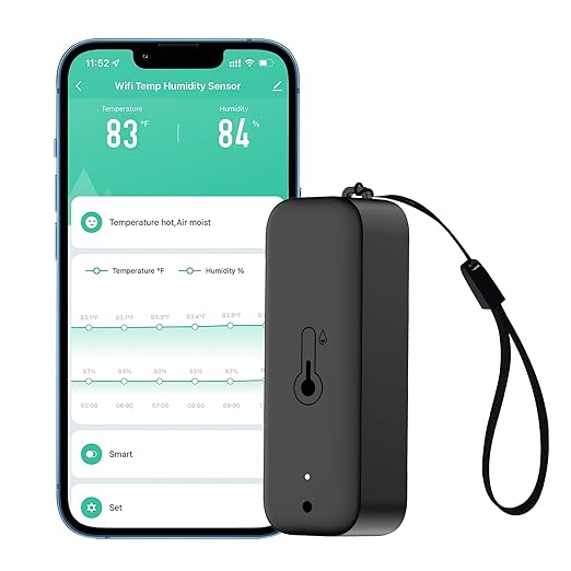 WiFi Thermometer Hygrometer: Smart Temperature Humidity Sensor by GaoducashforSmartLife