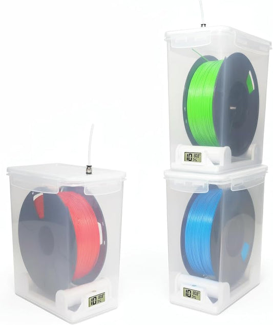 3D Printing Filament Storage Box, Dryer Box Continuous Filament Sealing and by ANQUORA