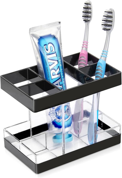 Toothbrush Holders for Bathrooms Countertop Organizer by Chintu