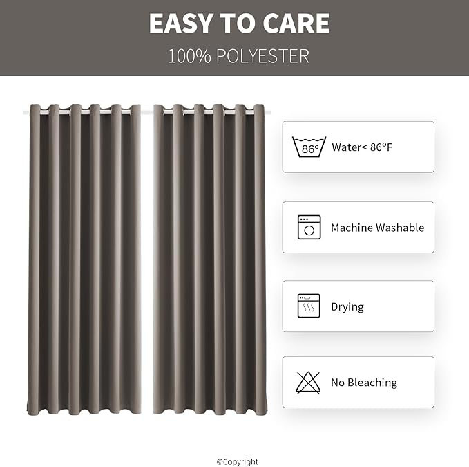 Waterproof Outdoor Curtain W84 x L120 - Image 7