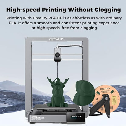 Creality Hyper PLA-CF Filament 1KG Black, Carbon Fiber Filament, 3D Printer - Image 6