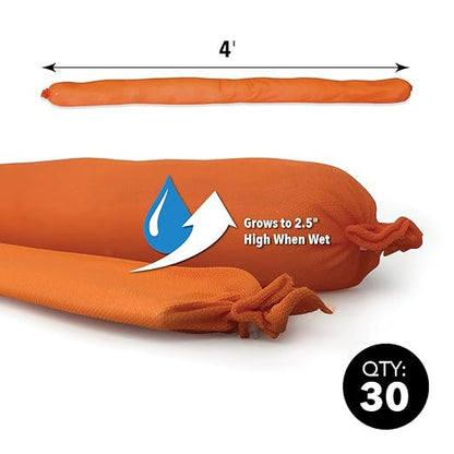 Quick Dam Indoor Water Dams – 30 Pack, 4ft Barriers - Image 2