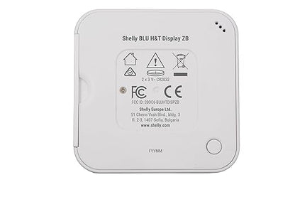 Shelly BLU H&T Display ZB Black, E-Paper Display, Home Assistant, Google Home - Image 3