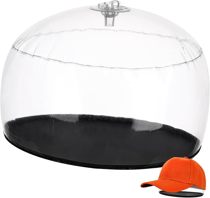 Inflatable PVC Hat Holder Baseball Cap Shaper Tabletop Support by INOOMP