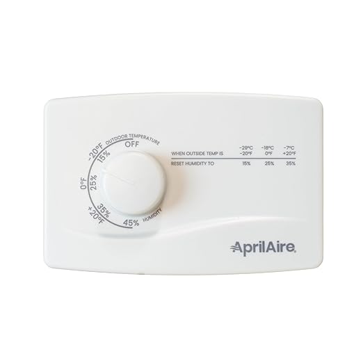 AprilAire 4655 Manual Whole-House Duct or Wall Mounted Humidifier Control - Image 5