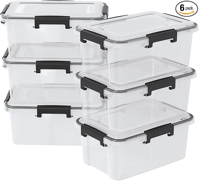 12 Quart Plastic Gasket Box by Xeabia