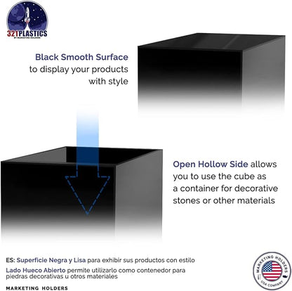 Marketing Holders 5" Acrylic Display Riser Box - Image 4