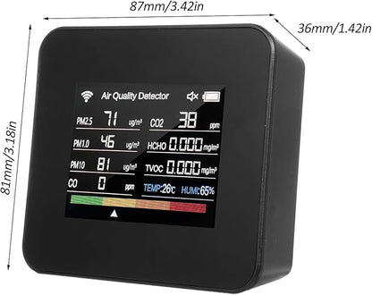 14 in 1 Indoor Air Quality Monitor Air Quality Detector CO₂ CO TVOC HCHO - Image 7