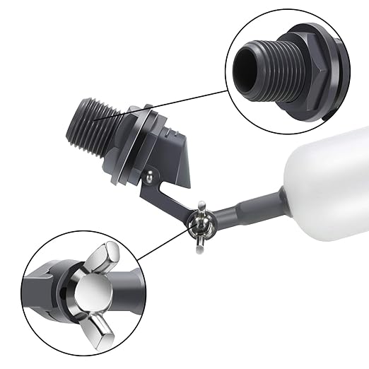 meekoo Float Ball Valve, 1.57 Inch Male Automatic Fill Feed Humidifier Tank - Image 4