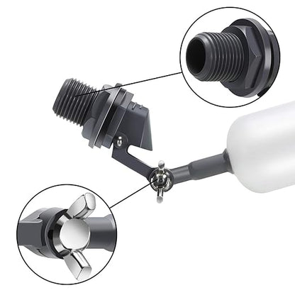 meekoo Float Ball Valve, 1.57 Inch Male Automatic Fill Feed Humidifier Tank - Image 4