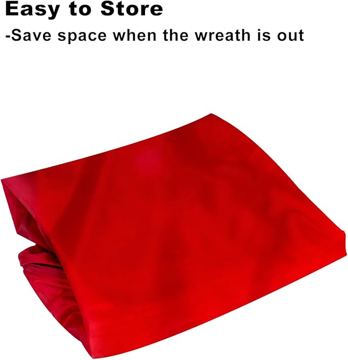 Christmas Wreath Storage Bag 30inch -Large Christmas Wreath Storage - Image 8