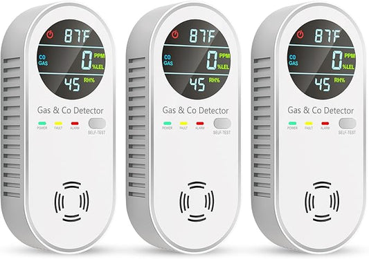 Carbon Monoxide Detectors & Natural Gas Detector, 4-in-1 Carbon Monoxide by VilfeLLC