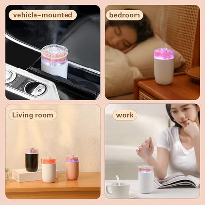 Himalayan Salt Lamp Ultrasonic Humidifier, Essential Oil Aromatherapy Diffuser - Image 5