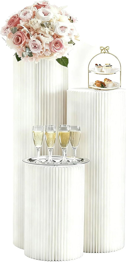 Cylinder Stands for Party Roman Pillar Stand Flower Cake Pedestal Stands for - Image 9